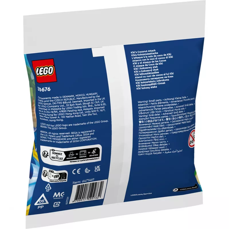 LEGO SONIC THE HEDGEHOG 30676 Kiki's Coconut Attack