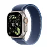 Apple Watch Ultra 3 GPS + Cellular 49mm Natural Titanium Case su Blue/Bright Blue Trail Loop - S/M | Apple