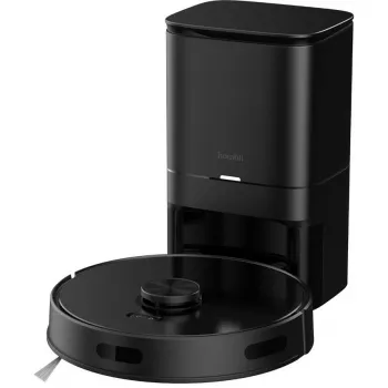 Robotinis dulkių siurblys Hombli HBVR-0100 — be maišelio 0,35 l, 3200 mAh, 90 min veikimo laikas, 33 cm skersmuo, juodas