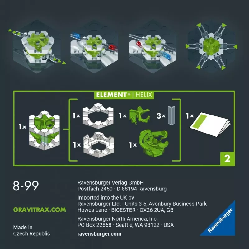 Konstravimo rinkinys Gravitrax PRO Element Helix