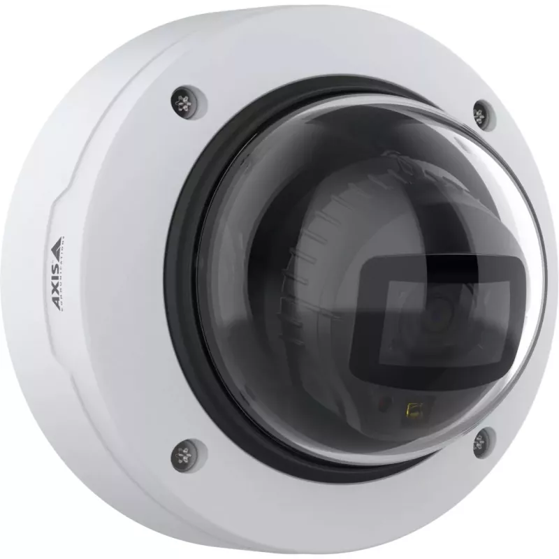 IP kupolinė apsaugos kamera AXIS P3278-LV — 3840×2160, vidaus/lauko, lubų/sienos, 103° HFOV, 1/1,8 colio CMOS