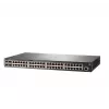HPE - Aruba serija - Jungiklis - 2930F 48G 4SFP+ - L3 - valdomas - 48 x 10/100/1000 + 4 x 1 Gigabit/10 Gigabit SFP+ (aukštinė jungtis) - montuojamas į stelažą