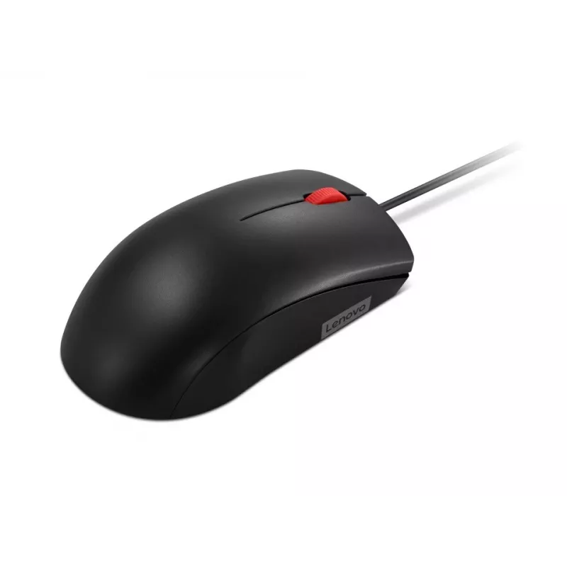 Laidinė USB-A pelė Lenovo 120 — juoda, abiem rankoms tinkama, 1600 DPI, 3 mygtukai, 1,5 m laidas
