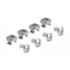Tvirtinimo laikiklis DeLOCK 19 colių 450x40mm 2 vnt. Juodas Metalas