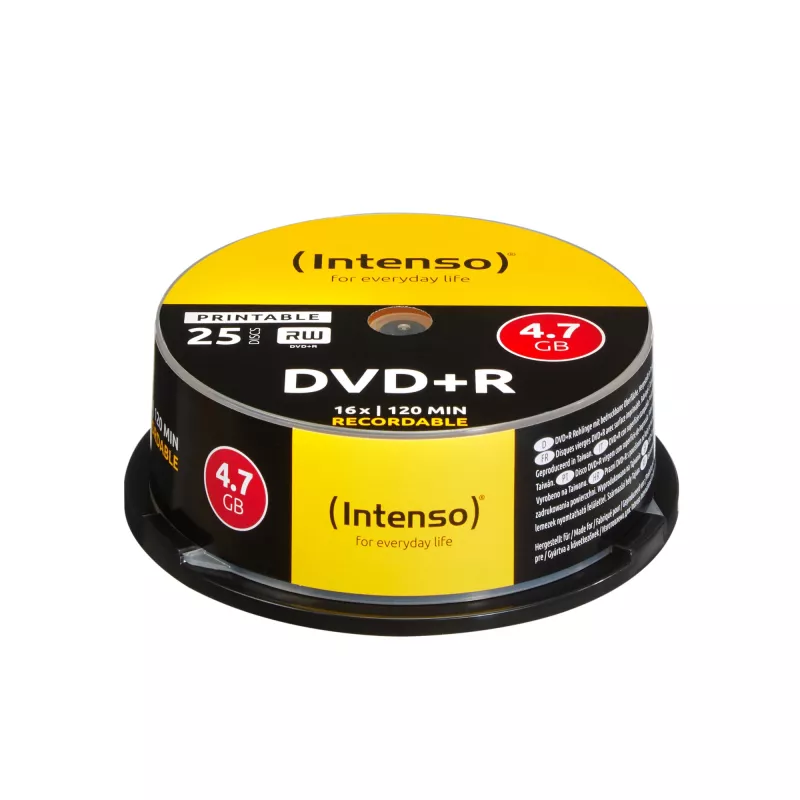 DVD+R Intenso 4,7 GB Spausdinami 16x 25 vnt.