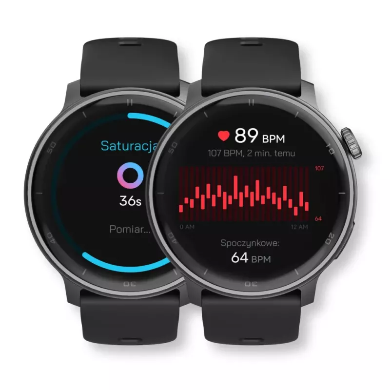 Išmanusis laikrodis Stelio STSWA101BK Activ GPS 46mm juodas
