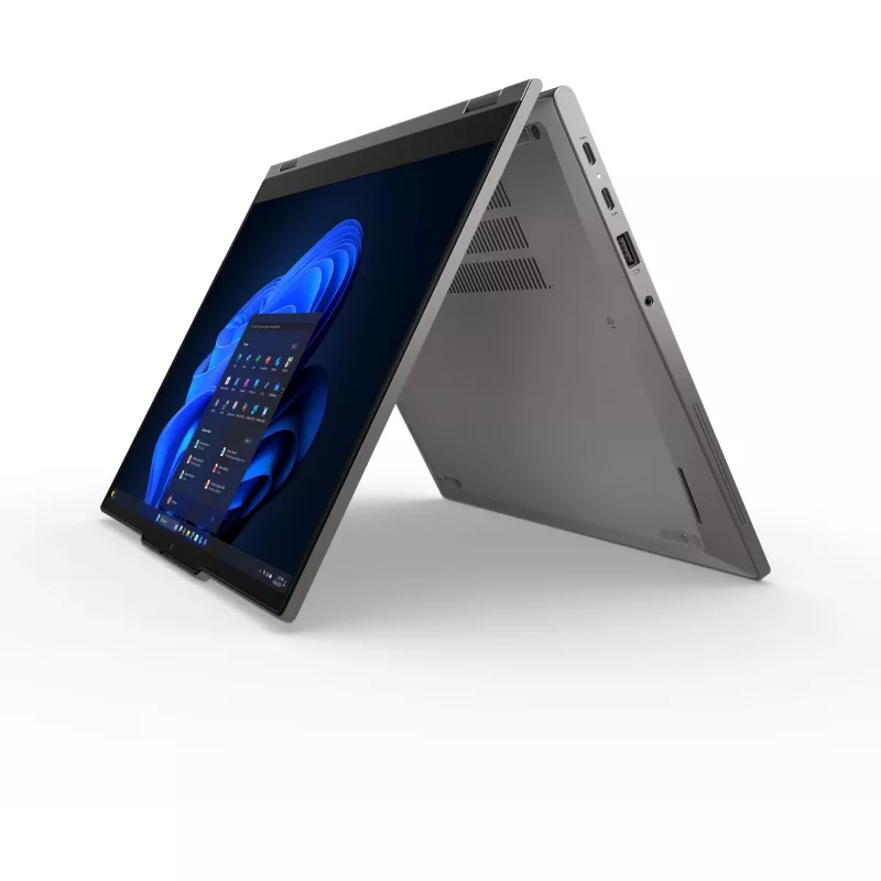 Lenovo ThinkPad L13 2-in-1 Gen 6 (Intel) Intel Core Ultra 5 225U hibridas (2-in-1) 33,8 cm (13,3 colio) jutiklinis ekranas WUXGA 16 GB LPDDR5x-SDRAM 512 GB SSD Wi-Fi 6E (802.11ax) Windows 11 Pro pilka