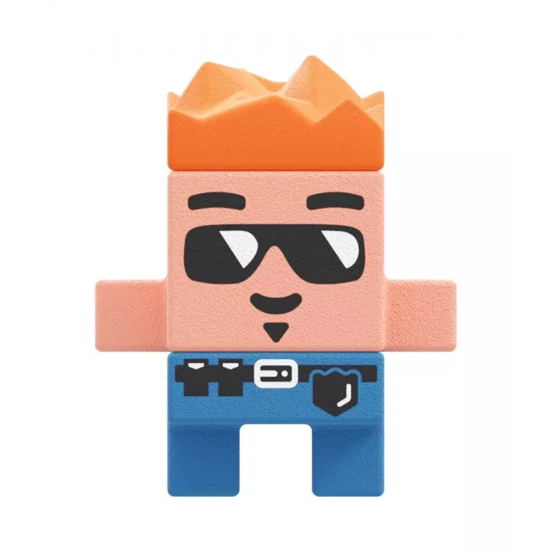 MARIOINEX Mini Waffle City policijos nuovados statybiniai blokeliai, 280 vnt.