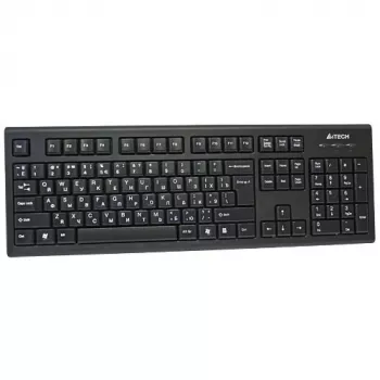 A4Tech KR-85 klaviatūra USB QWERTY US English Juoda