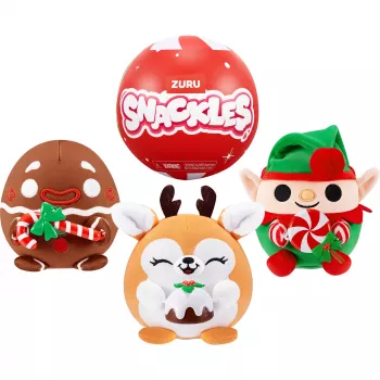 Žaislinė figūrėlė Zuru Snackles Christmas – staigmenų kolekcionuojamas aklas dėžutė, viena atsitiktinė figūrėlė