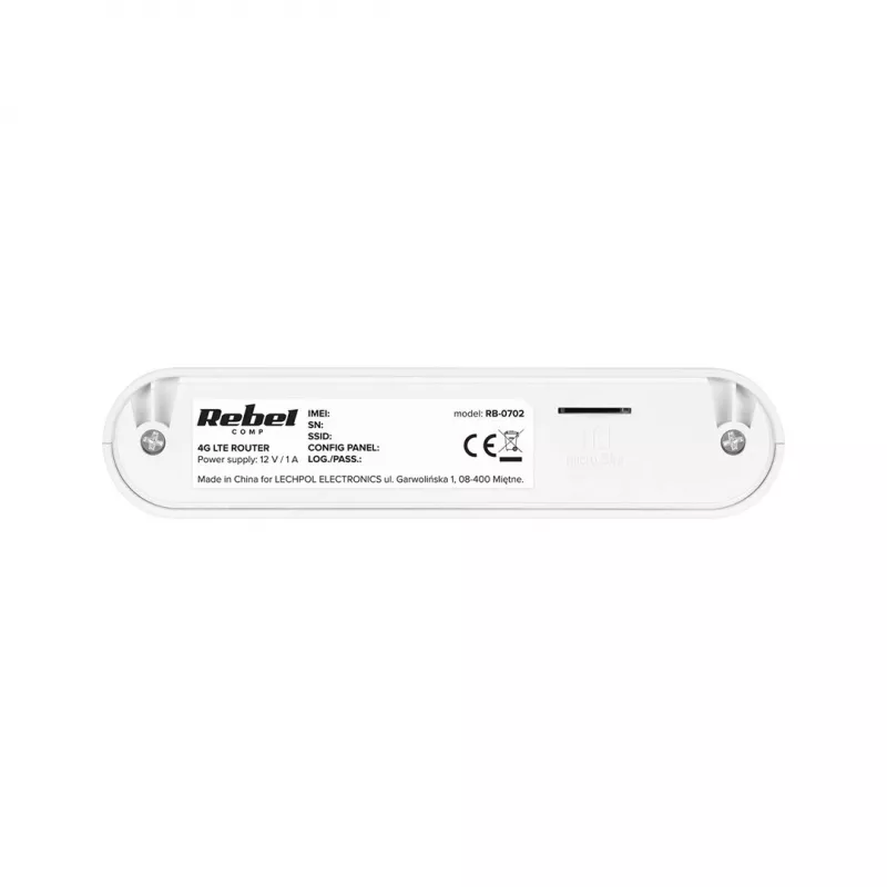 Router Rebel Comp RB-0702 4G LTE — mobilusis/LTE maršrutizatorius, SIM kortelės palaikymas