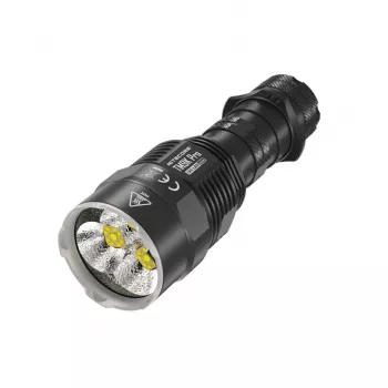 Rankinis žibintuvėlis Nitecore TM9K PRO — 9900 lm, USB įkraunamas, IP68, 133 mm, 227 g, aliuminis, juodas