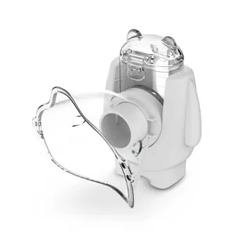 Nešiojamasis ultragarsinis purkštuvas neno Atemo 36 / 5 000 — baterija/USB, vaikams, komplekte yra kandiklis ir vaikiška kaukė