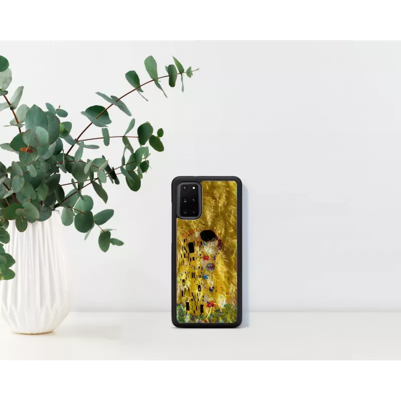 Apsauginis telefono dėklas iKins, skirtas Samsung Galaxy S20+ — juodas