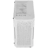 ATX AEROCOOL TRINITY MINI FRGB MICRO MINI TOWER KORPUSAS SU STIKLO PANELE (BALTAS)