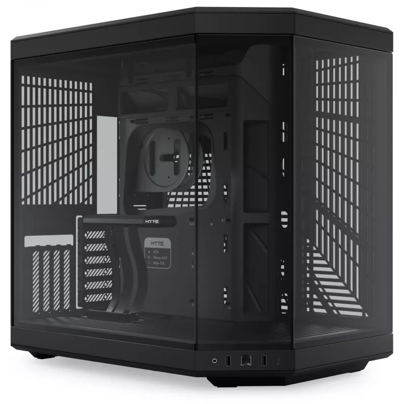 HYTE Y70 MIDI Tower PC juoda ATX EATX ITX Micro ATX 18 cm 42,2 cm