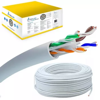 Vytos poros kabelis Extralink CAT6 UTP V2 Indoor 305M