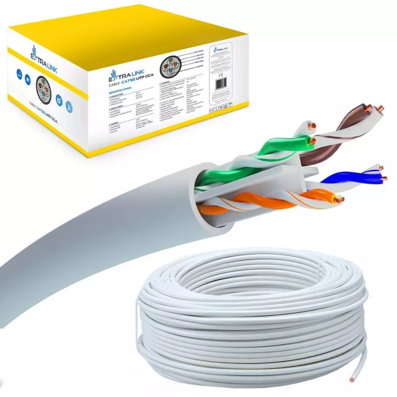 Vytos poros kabelis Extralink CAT6 UTP V2 Indoor 305M