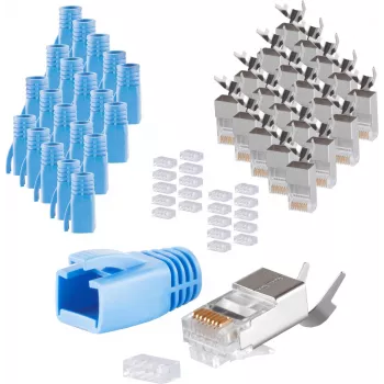 Laido jungtis RJ-45 ShiverPeaks 72067-20B Mėlyna
