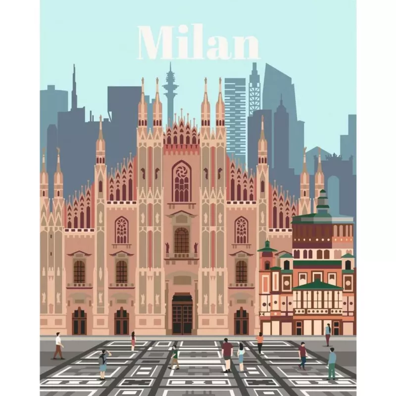 CreArt - Colorful Milan, Painting