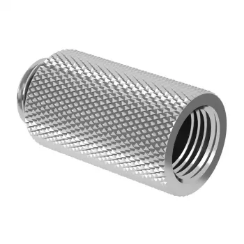 Tiesus G1/4 colio suspaudimo prailginimas MF 30 mm, Barrow, sidabrinis