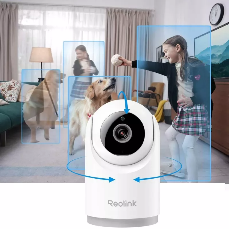IP apsaugos kamera Reolink E Series E321 — Kupolinė, Vidaus, 2304×1296, 4 mm, Belaidė, Lubų/Sienos/Stalo