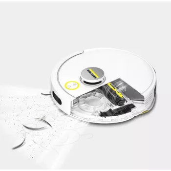 KARCHER RVC 3 Comfort baltas grindų valymo robotas su bazine stotimi