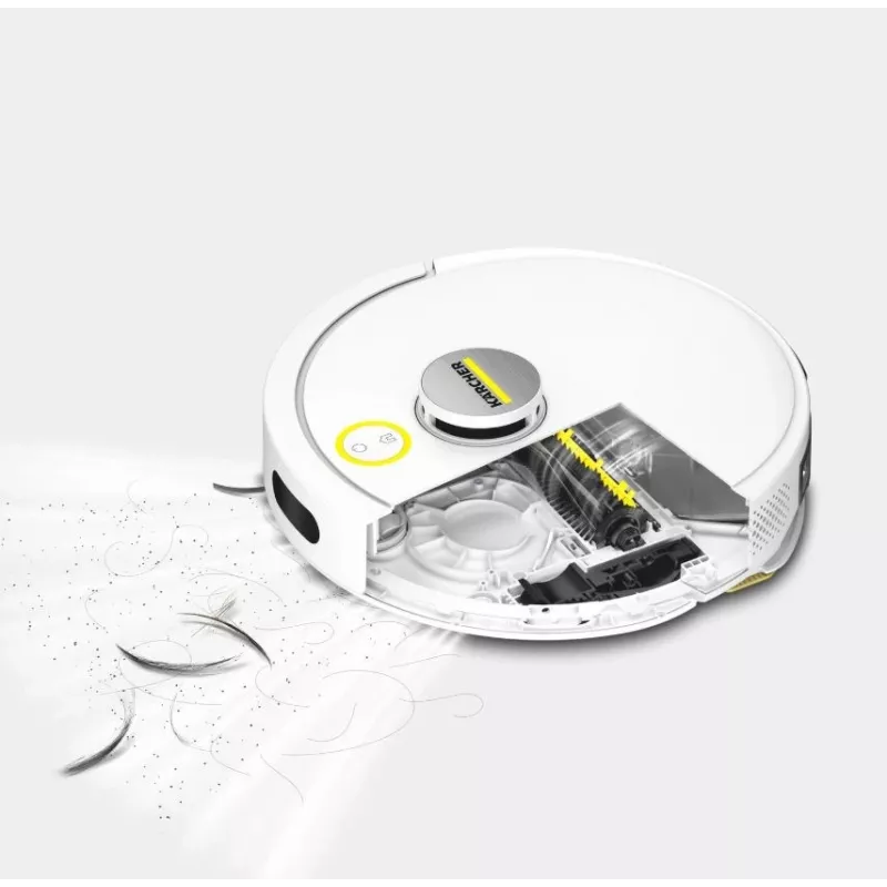 KARCHER RVC 3 Comfort baltas grindų valymo robotas su bazine stotimi