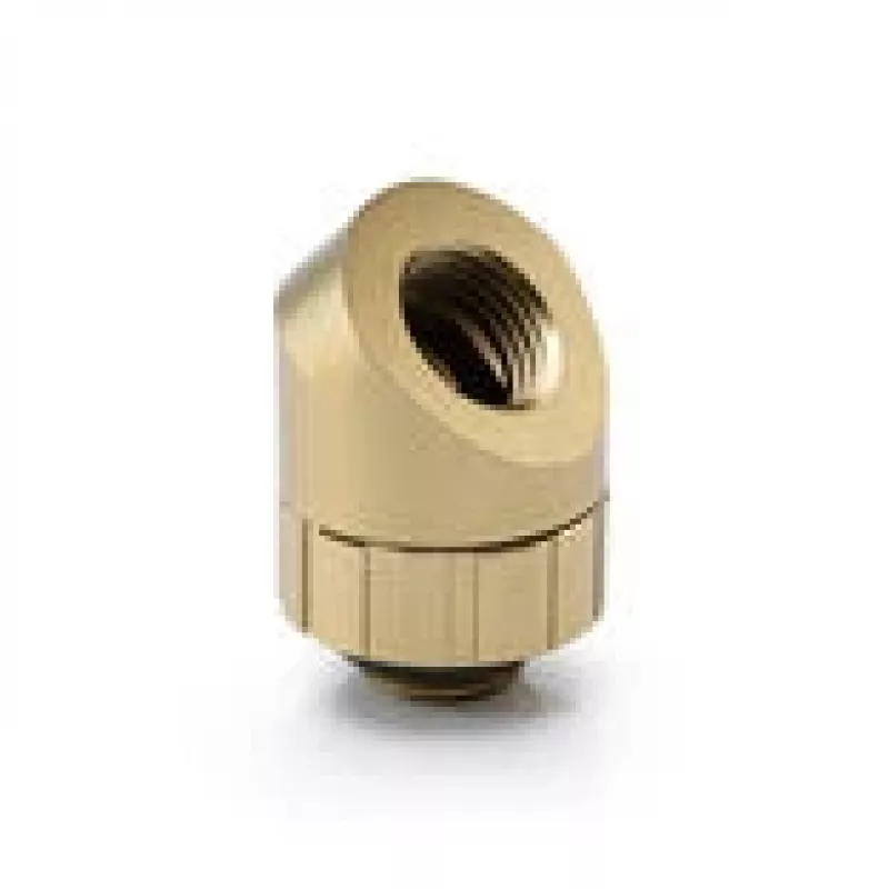 45° kampinė sukamoji jungtis BitsPower Artemis – Stardust Gold