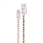 USB – Lightning laidas Tellur TLL155621 3A 1 m — rožinis