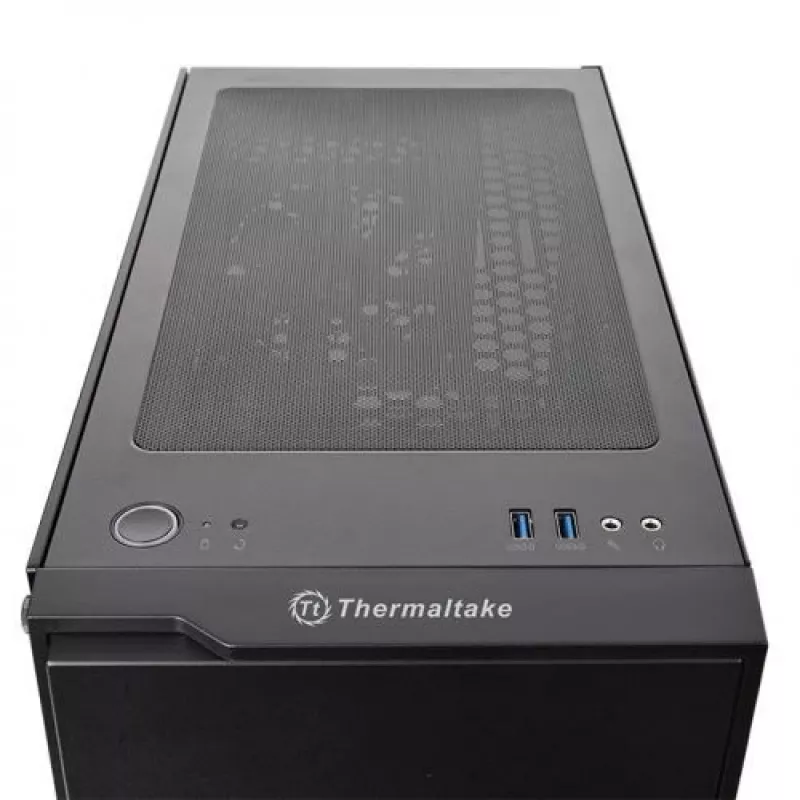 Thermaltake H100 TG MIDI Tower Juoda