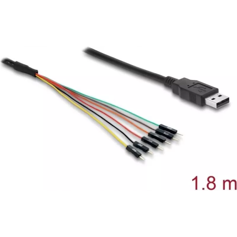 USB kabelis DELOCK 63986 — vienetinė pakuotė, standartinis USB ryšys
