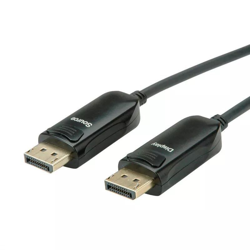 ROLINE DisplayPort v1.4 kabelis AOC 8K60 ST/ST 20m - Kabelis - Skaitmeninis/Ekrano/Vaizdo - 20 m (14.01.3493)