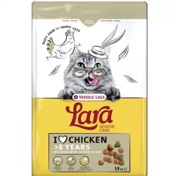 VERSELE-LAGA Lara Senior vištienos sausas kačių maistas - 1,9 kg
