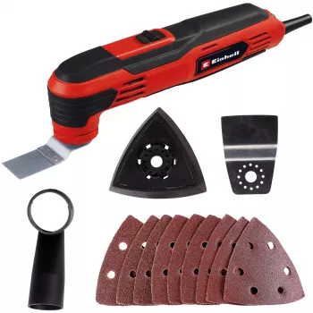 Daugiafunkcis įrankis Einhell TC-MG 250 CE 250 W Juoda Raudona Osciliacijos kampas 3°