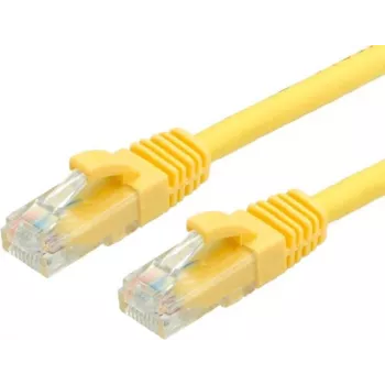 VALUE - komutacinis kabelis - RJ-45 (M) į RJ-45 (M) - 3 m - UTP - CAT 6a - Lieta, be užsikabinimų - Geltona, RAL 1004 (21.99.1433)
