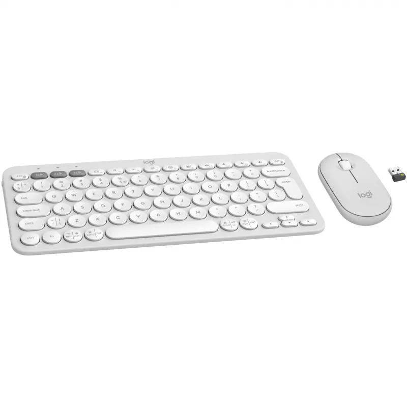 Belaidės klaviatūros ir pelės rinkinys „Logitech Pebble 2“