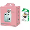 Momentinis fotoaparatas Fujifilm Instax Mini 12 mėtų žalios spalvos su 10 lapelių momentinės juostelės rinkiniu