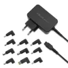 Universalus maitinimo adapteris QOLTEC 52414 65W su 10 keičiamų jungčių