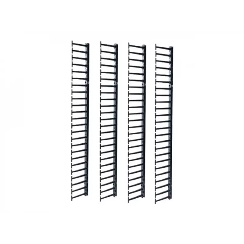 APC NetShelter kabelių tvarkymas, vertikalus kabelių tvarkiklis, skirtas NetShelter SX tinklo spintoms 48U, 4 vnt. rinkinys, 250 x 2045 x 170 mm