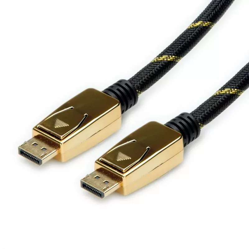 ROLINE 11.04.5921 DisplayPort kabelis 2 m Juoda - Auksinė (11.04.5921)