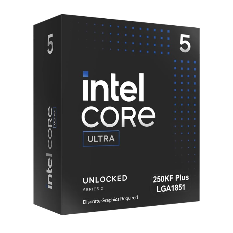 Intel Core Ultra 5 250KF Plus 18 branduolių LGA1851 procesorius, dėžutėje (BX80768250KF)