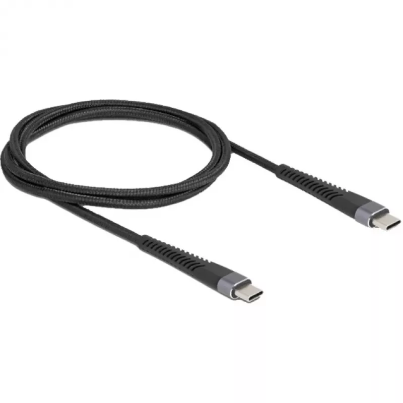 USB laidas DeLOCK 81124 USB 2.0 1m USB C juodas