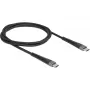 USB laidas DeLOCK 81124 USB 2.0 1m USB C juodas