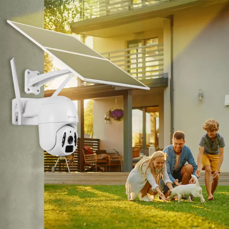 Apsaugos kamera Tellur Smart WiFi Solar Camera P&T 3MP 2K UltraHD