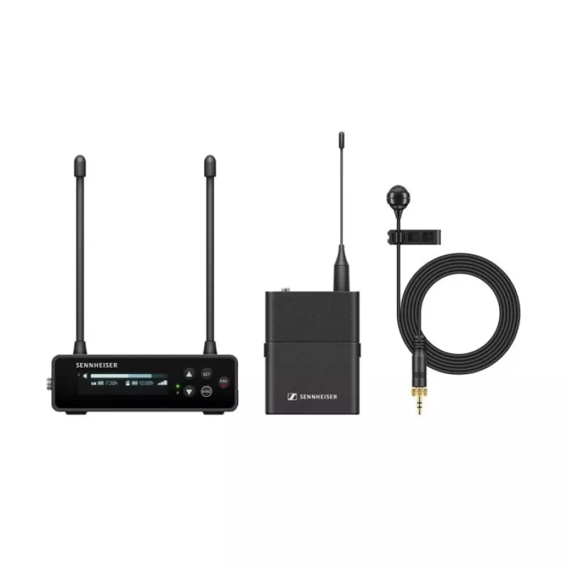 Sennheiser EW-DP ME 4 SET (R4-9) - kameros rinkinys su miniatiūriniu siųstuvu ir ME 4 mikrofonu (kryptinis), 552-608 MHz