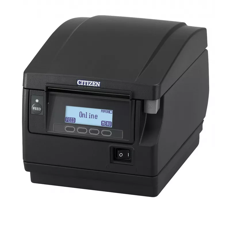 Kvito/etiketečių spausdintuvas Citizen CT-S851III 8 taškų/mm (203 dpi) USB, juodas
