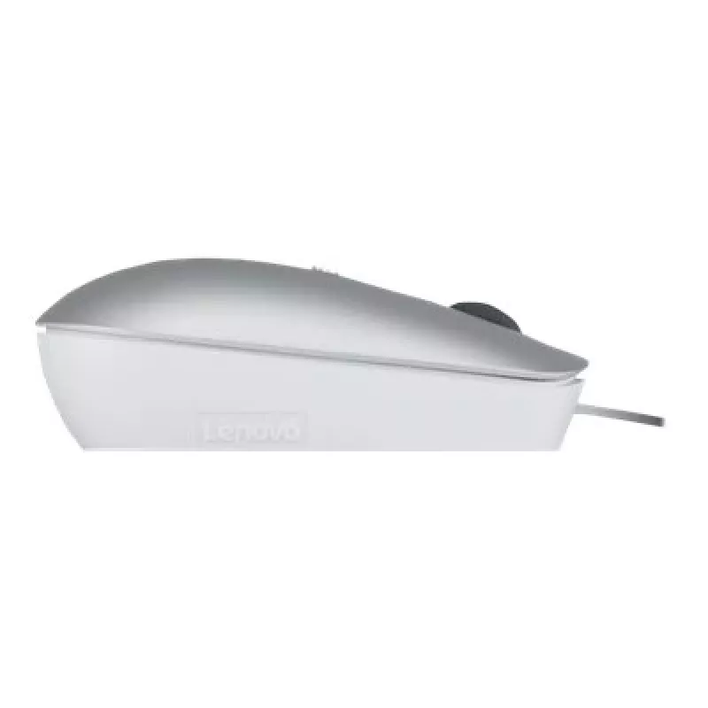 Laidinė optinė abiem rankoms tinkama pelė Lenovo 540 USB Type-C, 3 DPI režimai, pilka, 4 mygtukai, 1,8 m laidas