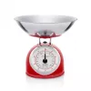 Mechaninė virtuvės svarstyklė ETA ETA577790030 — 5 kg talpa, 25 g tikslumas, nerūdijančio plieno viršus, baltas korpusas