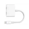 Belkin | Lightning Audio + Charge RockStar laidas, 11,5 cm, balta | F8J198btWHT